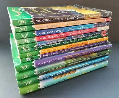 Set Of Hardcover & Pb Magic Tree House Merlin Mission Books W/stickers & Tattoos • $22