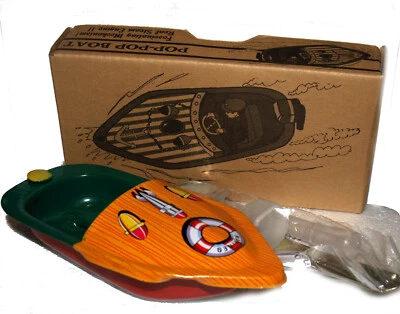 £7.90 • Buy Atomic Pop Pop Candle Steam Ship Collectable Tin Toy STEAM BOAT SUMMER SALE