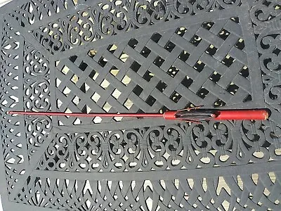 Kalkaska Tackle Company Primitive Vintage 29” Ice Fishing Jig Rod Pole Red • $110