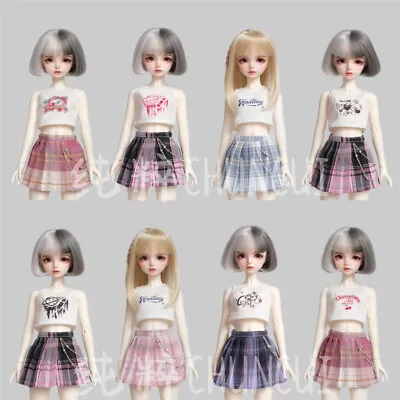 BJD Doll Clothing Top Pleated Skirt 1/3 1/4 1/6 OB24 For SD MSD • $15.99