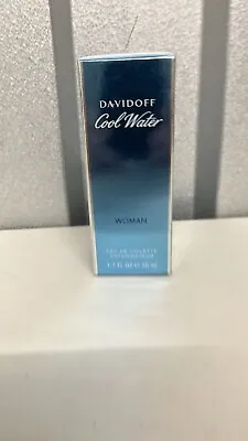 Davidoff Cool Water Woman 50ml EDT Spray ~ Ladies Perfume ~ New Boxed & Sealed • £13.99