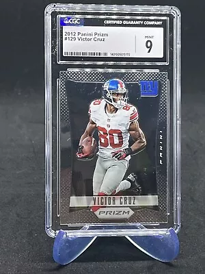 2012 Prizm Victor Cruz Base #129 CGC 9 Giants • $8.95