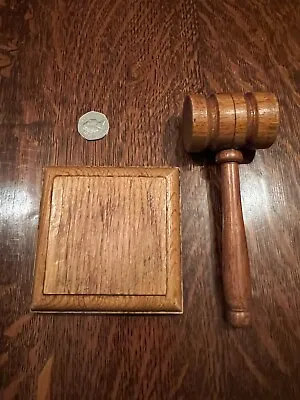 Freemasons Lodge Masonic Gavel And Block (4) Maul Mallet Masons Judge Auction • $93.34