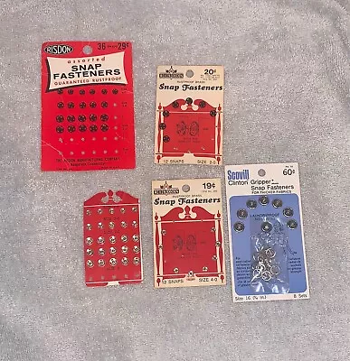 VIntage Lot Of Sewing  Snap Fasteners Risdon Grippers • $10