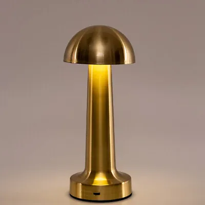 £13.99 • Buy Metal Mushroom Table Lamp,Vintage Atmosphere Night Light Touch Bedside Lamp