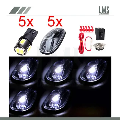 5X 5730 Super White LED Cab Top Marker Clearance Light Wiring Kit For Dodge Ram • $26.07