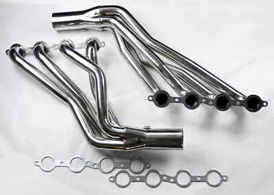Stainless Steel Headers Manifold W/ Gaskets For Chevy GMC 07-14 4.8L 5.3L 6.0L • $176