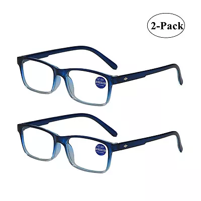 £4.99 • Buy 2x Gradient Reading Glasses Mens Womens Unisex Reader 1.0 1.5 2.0 2.5 3.0 3.5 4.