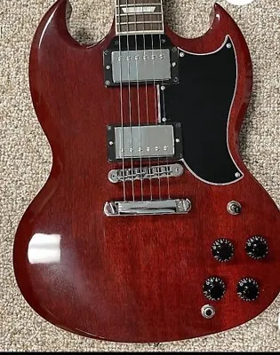 Epiphone/Gibson SG Heritage  Electric Guitar Candy Apple Red Wood Grain • $650
