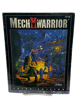 FASA Mech Warrior: 3rd Ed. 1715 - Battletech Roleplaying Game Sourcebook 1999 • $60
