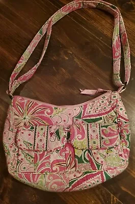 VERA BRADLEY Libby PINWHEEL PINK Crossbody Shoulder Handbag • $28.99