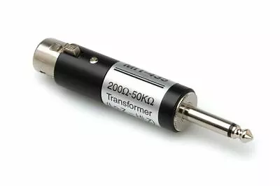 Hosa XLR3F To 1/4 In TS Impedance Transformer • $44.99