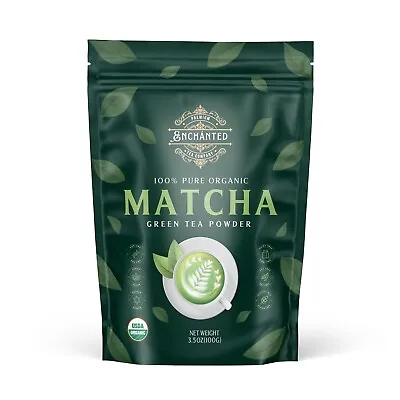 Matcha Powder Premium Grade Concentrated Green Tea 100% Organic 100g Enchánted • $8.99