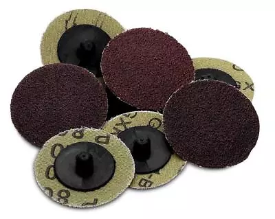 25 Pcs 2 Inch 24 Grit “roloc” USA MADE Roll Lock Type Abrasive Sanding Discs  • $15