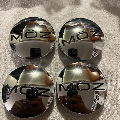 MOZ 7810-15 Chrome Custom Wheel Center Caps Set Of 4 Caps • $70