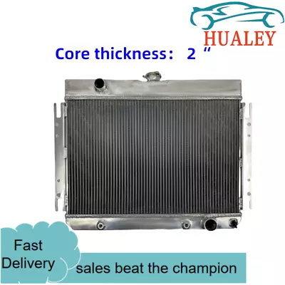 For 3 Row 63-68 1964 Chevy Impala L6 V8 / 1964-1967 EI Camino Aluminum Radiator • $199