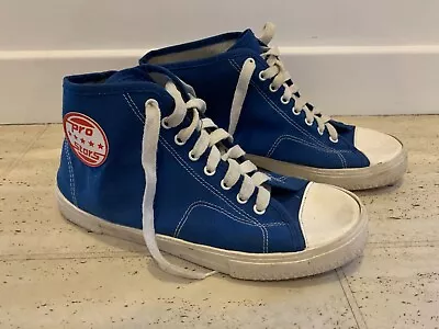 Retro Pro Star Bright Blue High Top Sneakers Boots Fits UK 6. From The 90's • £4.25