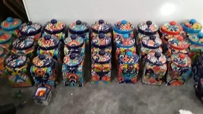 Talavera 3 Piece Canisters Set From Mexico Handcrafted Mexican Folk Art • $150