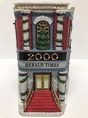 Lemax Herald Times Millennium 2000 Celebration Village Building 1999 READ • $9.95