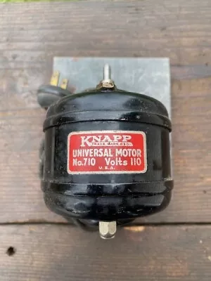 Antique Vintage Knapp Miniature Electric Universal Motor No. 710 WORKS Fan Toy • $69.99
