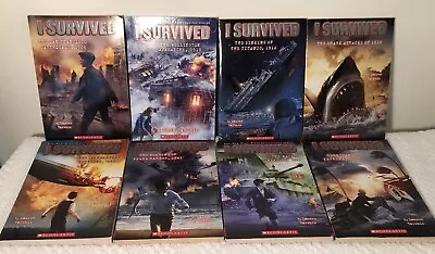 Lot Of 8 “I Survived” Historic Chapter Books By Lauren Tarshis Scholastic • $18