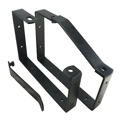 Ladder Rack Brackets 2 Pack Lockable Wall Ceiling  Secure Storage Tool Hooks • £10.99