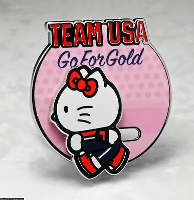 Olympic Pins Badge 2020 2021 Tokyo Japan Hello Kitty Team Usa Usoc Cat Slider • $9.99