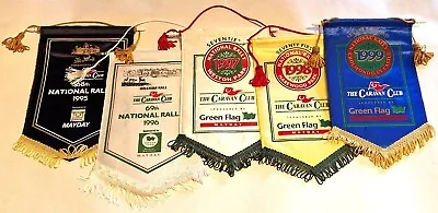 Caravan Club National Rally Official Pennants From Late 1990s X 5 • £9.99