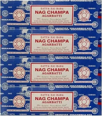 Satya Sai Baba NAG CHAMPA AGARBATTI Original Handmade Incense Sticks 1kg • $66.32