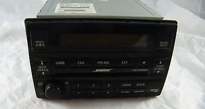 Nissan Altima Bose / Radio / 6 Cd Player Model 28185 Zb20b Car Stereo • $90.30