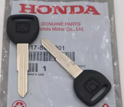 TWO Genuine OEM Honda Key Blank Accord Civic CR-V Del Sol Prelude Odyssey • $18.59