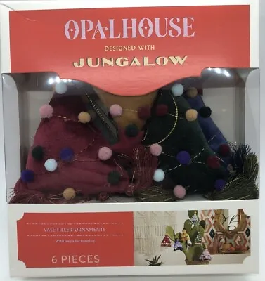 BRAND NEW! Opalhouse Designed Jungalow Vase Filler Ornaments Trees W/Tassels • $7.99