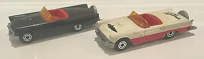 Lot Of 2x Vintage Matchbox 1982 Diecast Ford 1957 Thunderbirds Red & White • $17.99