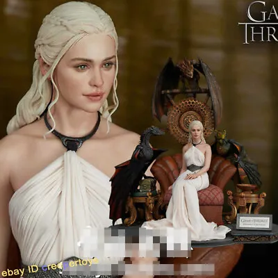 Blitzway Dragon Queen Daenerys Targaryen Game Of Thrones 1/4 Polyston Statue • $1879.99