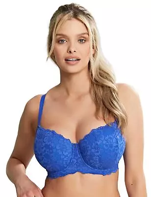 Panache Cleo Jorja Balcony Bra Underwired Lightly Padded Bras 10191 Cobalt • £21.60