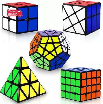 Speed Cube Set Puzzle Cube Magic Cube 2X2 4X4 Pyraminx Pyramid Megaminx Fenghu • $37.70