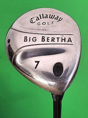 Callaway Big Bertha 7 Fairway Wood Golf Club Graphite Shaft 55w GEMS Winn Grip • $22.50