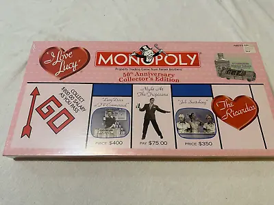 Monopoly  I Love Lucy  50th Anniv. Collectors Edition Board Game SEALED • $63