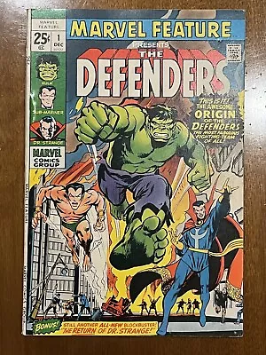 Marvel Feature #1/Bronze Age Marvel Comic Book/1st Defenders/FN+ • $158