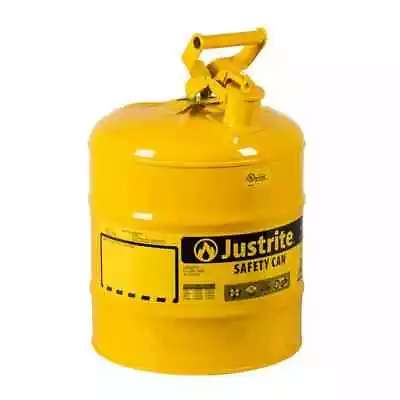5 Gallon Steel Safety Can For Diesel Type I Flame Arrester Yellow - 7150200 • $68