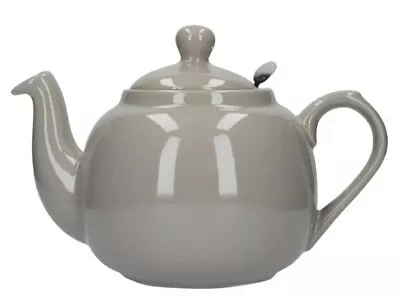 London Pottery Farmhouse Filter 6 Cup Teapot Grey • £32.20