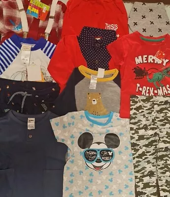 BULK BABY BOYS CLOTHING - Size 1 - 11 Items - New & Preloved - Anko Etc. - B035 • $40