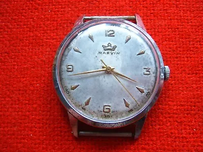 £107.94 • Buy Rare Old Swiss Made Wristwatch MARVIN  560  Jumbo Case