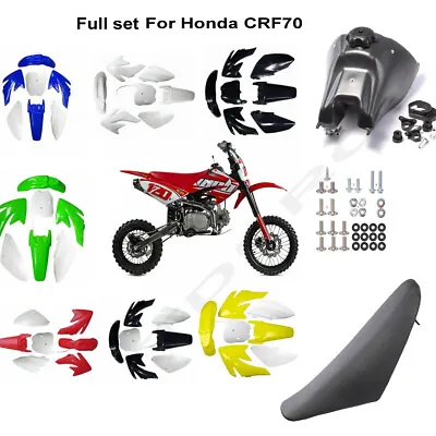 Plastics Fender Kit Tank Seat Bolts For CRF70 125/140/150cc Atomik Pit Dirt Bike • $159.45