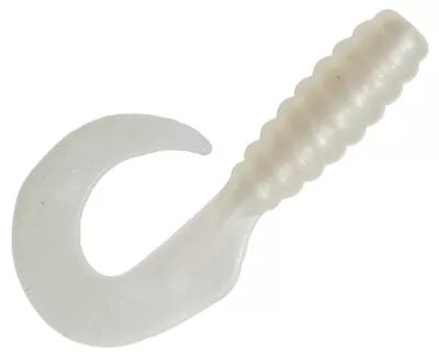 Zman GRUBZ 3.5  - Pearl  - 10X Tough • $13.50