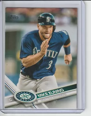 2017 Mike Zunino Topps Baseball Series 1 #343 Seattle Mariners   • $1.25