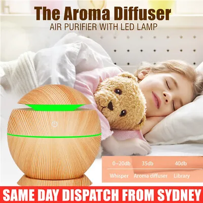 $14.95 • Buy Ultrasonic Aroma Air Humidifier Aromatherapy Diffuser Essential Oil LED Purifier