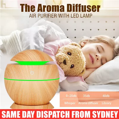 Ultrasonic Aroma Air Humidifier Aromatherapy Diffuser Essential Oil LED Purifier • $14.95