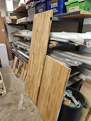 Solid Oak Kitchen Worktop Off Cut 40mm Thick One Is 2metre And The Other Is1200  • £150