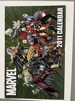 MARVEL 2011 CALENDAR Unused Mint  | Combined Shipping  • $3